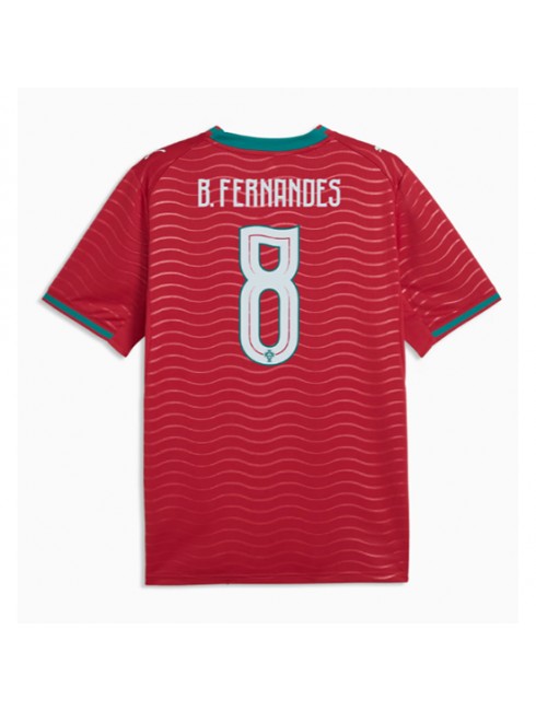 Portugal Bruno Fernandes #8 Replika Hemmakläder VM 2026 Kortärmad Portugal Bruno Fernandes #8 Replika Hemmakläder VM 2026 Kortärmad